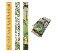 Cartoon Animals Growth Chart for Kids Height Measuring Rulers for Boys Girls Children Bedroom Decor (B)