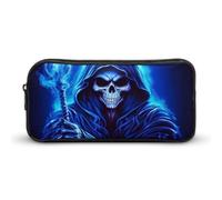 Cartoon Animated Grim Reaper Pencil Case Cute Pen Pouch Cosmetic Bag Pecil Box Organizer for Travel Office