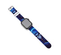 Cartoon Animated Grim Reaper Watch Bands Replacement Silicone Straps Sport Wristbands Compatible for Apple Watch 38mm/40mm