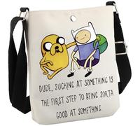 Cartoon Animated Tv Show Inspired Gift Adventure Cartoon Gift Being Sorta Good At Something Crossbody Bag, At Something Cb, Multifunctional