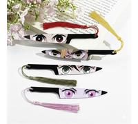 Cartoon Anime Tanjiro Acrylic Bookmark,Cute Demon Character Charm Bookmarker,Perfect for Book Lovers, Students, Manga Fans Christmas Gift (4pcs Tanjiro)