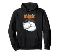 Cartoon Arctic Fox Breed Animal Lover Cute Foxes Pullover Hoodie