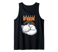 Cartoon Arctic Fox Breed Animal Lover Cute Foxes Tank Top