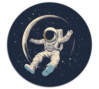 Cartoon Astronaut 1000pcs Jigsaw Puzzles What Happens Next Beautiful Decoration for Adults And Kids 1000pcs (67.5x67.5cm)