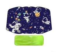 Cartoon Astronaut Car Sunshade Effective Heat Insulation and UV Blocker, Ideal for Family Vehicles