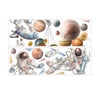 Cartoon Astronaut Starry Wall Stickers Removable PVC