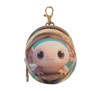 Cartoon Axolotl Newborned Girl Pacifier Storage Case Portable Change Purse Key Holder, Small Item Storage pouching caja para chupones de