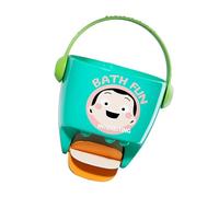 Cartoon Baby Bath Bucket Toy With Sprayer Sprinkler Bucket Bathtub Toy For Toddler Early Learning Fine Motor Development Baby Sprinkler Bath