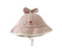 Cartoon Baby Fisherman Stylish Sun Shade Caps Cotton Pool Sun Protective Cover with Chin Belt for Infant Bed Signs Breathable Baby Caps, a, One Size