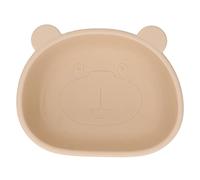 Cartoon Baby Food Bowl, Portable Baby Food Bowl, Safe, Soft Panda Shape, Cute for Home (Silicone Bowl)