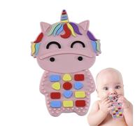 Cartoon Baby Teether, Silicone Teether | Soothing Babies Silicone Teether - Pacifications Creative Workforce Relief Teether for Day, Easter, Birthday