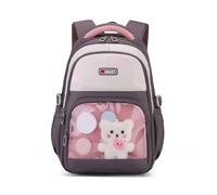 Cartoon Backpack, Roomy and Comfortable, School Bag, Leisure Pack, Book Bag for Daily Use, School Backpack and Student Activities, Grey Purple