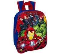 CARTOON Backpack School Bag Kindergarten Backpack Kids Backpack 28cm, Avengers, 28 cm, Fun