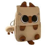 Cartoon Backpacks, Siamese Cat Cute Backpack with Chic Pendant Y2K Kawaii Large Capacity School Bag for Travel, Work, or Casual Outings..