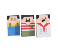 Cartoon Balding Man Eraser Easy Erasing Pencil Erasers for Kid Game Prize Students Rewards Christmas Stocking Fillers Creative Bald Old Man Eraser