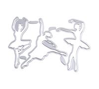 Cartoon Ballet Dancer Metal Cutting Die Stencil Embossing Template for Card Making Journaling Decoration Craft Metal Cutting Dies