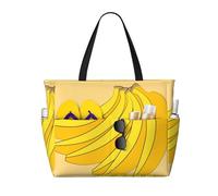 cartoon banana Multifunctional Beach Travel Bag Multi Pocket Fashionable Design Suitable for Various Outdoor Venues