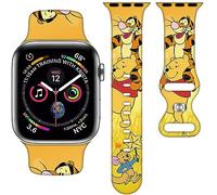 Cartoon Bands Compatible with Apple Watch 38mm-46mm, Cute Silicone Bands for Apple Watch Series 1-SE2, Unisex