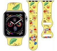 Cartoon Bands Compatible with Apple Watch 38mm-46mm, Replacement for Apple Watch Series 1-SE2, Silicone iWatch Band for Women & Men