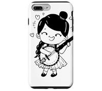 Cartoon Banjo Girl Country Music Case for iPhone 7 Plus/8 Plus