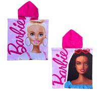 CARTOON Barbie Microfibre Beach Poncho 110 x 55 cm Bathrobe for Children Beach Pool