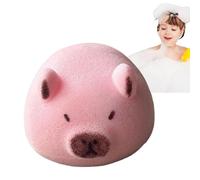 Cartoon Bath Sponge - Adorable Capybara Dochover Scrubber and Exfoliator | Soft Foam Bath Sponge for Women, Men, Children, Versatile Cleaning Sponge for Face, Dishes, Tables and Bi