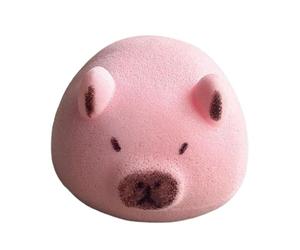 Cartoon Bath Sponge Cute Capybara Shape Soft Gentle Scrubbing Sponge