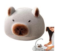 Cartoon Bath Sponge | Cute Shower Body Exfoliator | Cute Cartoon Animal Shape Bath Accessories for Kids Adults, Soft Capybara Sponge Balls for Bathing Dishwashing Kitchen Bathroom Cleaning