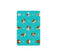 Cartoon Beagle Dog Printing 10 Pcs Air Freshener Cards,Car Scented Hanging Sheets Air Freshener Set For Car Decoration