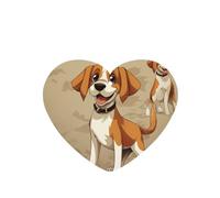 Cartoon Beagle Dogs Car Air Fresheners Cards 4 Pcs Long Lasting Car Fresheners Gifts for Men Women Auto Aromatherapy Tablets Hanging Scented Card Rearview Mirror Pendant - Lavender Scent