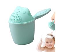 Cartoon Bear - Bath Rinse Cup PP Waterfall Hair Washer Cup Handle Design | Anti Splash Eye Protection Shampoo Rinser for Kids Bathing Shower Hair Cleaning Cute Bathroom Accessory