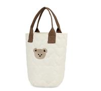 Cartoon Bear Embroidery Carrying Case Baby Diaper Storage Bag Neat Storage Solution for Mom Work Leisure Activity