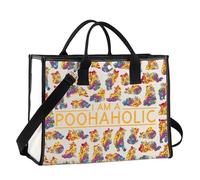 Cartoon Bear Gift Cartoon Character Fans Gift Bear Accessories Shoulder Bag I Am A Poohaholic Tote Bag (Poohaholic LT EU)