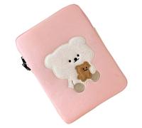 Cartoon Bear Pattern Laptop Sleeve Case Bags Shockproof Computer Covers Bag Tablet Pouches For 13/11inch Laptop Covers