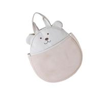 Cartoon Bear Pattern Mom Bag Diaper Bag Multifunction Travel Bag Breathable Hollow Out Organizers Bag Soft Mesh Handbag Travel Bag for Moms