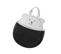 Cartoon Bear Pattern Mom Bag Hollow Out Storage Travel Diaper Cartoon Bear Pattern Mesh Handbag Breathable Lightweight