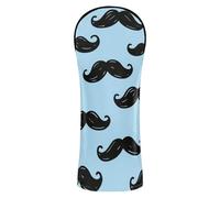 Cartoon Beard Blue Golf Covers Headcovers with Number Tags for Driver & Fairway Woods putter cover