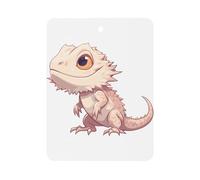 Cartoon Bearded Dragon Car Air Freshener Aromatherapy Tablet Hanging Decor for Rearview Mirror Dorm