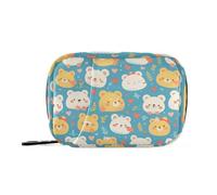Cartoon Bears Pill Bags with Detachable Compartments Portable Medical Bag