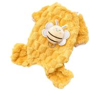 Cartoon Bee Dog Sweater - Warm Pet Coat, Cute Cold-Weather Jacket with Knit, Medium-Sized Puppy Outfit for Keeping Pets Comfortable, Adorable Dog Apparel for Home and Family Fun