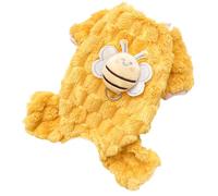 Cartoon Bee Dog Sweater - Warm Pet Coat, Cute Cold-Weather Jacket with Knit, Medium-Sized Puppy Outfit for Keeping Pets Comfortable, Adorable Dog Apparel for Home and Family Fun