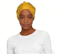 Cartoon Bee Print Elastic Headscarf Hat Lightweight Breathable Women's Head Beach Vacation Accessory