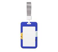 Cartoon Bee Print ID Card Holder Badge Fit for Business Card Holder for Unisex Easy Carry Lanyard