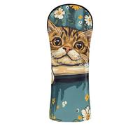 Cartoon Bengal Cats Retro Bathtub Golf Head Cover Waterproof Headcover with Number Tags for Woods and Driver Fairway Hybrid 1 Pcs