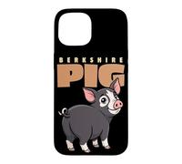 Cartoon Berkshire Pig Farm Animal Lover Cute Pigs Case for iPhone 15