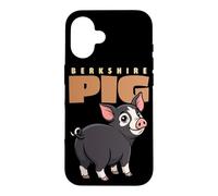 Cartoon Berkshire Pig Farm Animal Lover Cute Pigs Case for iPhone 16
