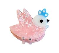Cartoon Bird Shaped Hairs Clip Strong Acetate Hair Accessory, I | Lovely Cartoon Birds Hair Barrette for Women and Girls, Light Weight, Strong Acetate Hair Accessory