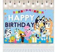 Cartoon Birthday Party Backdrop, Anime Photography Backdrop Photo, Cartoon Theme backdrop, Happy Birthday Party Decorations Photography Banner for Kids Boys Girl 5x3FT