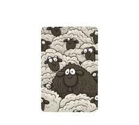 Cartoon Black White Sheep Car Air Fresheners 6 Pcs, Funny Hanging Car Air Fresheners Cute Long Lasting Scented Mirror Hanging Decoration Ornaments Gift Interior Decor Accessories For Men Women