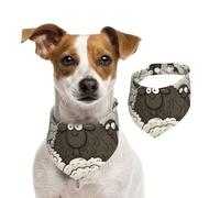 Cartoon Black White Sheep Dog Bandanas,Summer Bandanas for Dogs Washable Adjustable Dog Triangle Scarf Bibs Cute Pet Bibs for Medium Large Dogs Puppy and Cats Medium